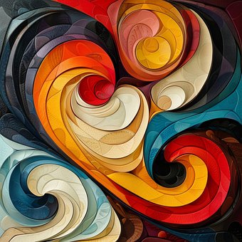 Ai Gerado, Geométrico, Abstract, Textura