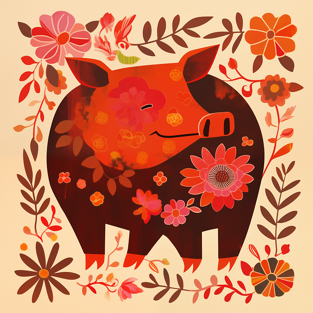 Download free HD stock image of Ai Generated Pig Free ai generated pig pork illustration