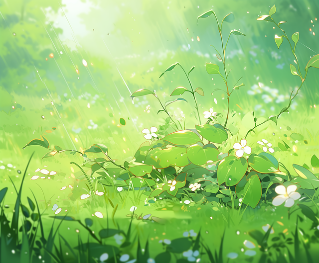 Free ai generated prairie meadow illustration