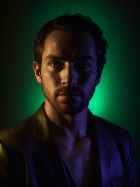 Free ai generated boy portrait illustration
