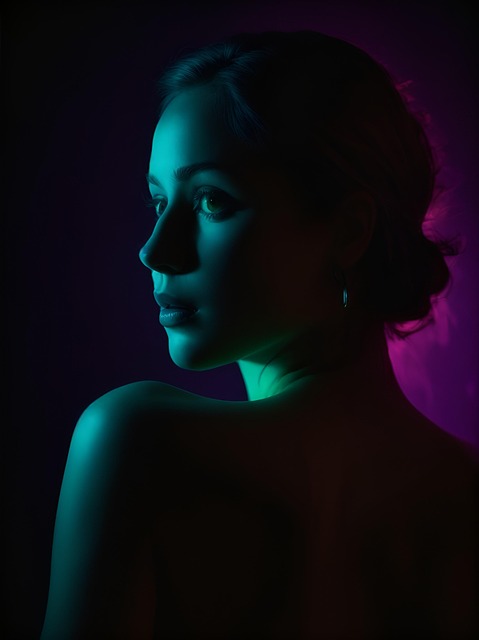 Free ai generated woman side illustration