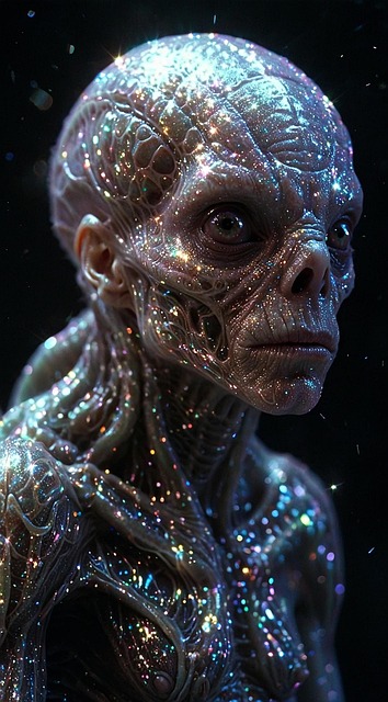 Free ai generated alien creature illustration