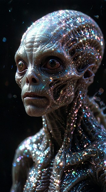 Free ai generated alien creature illustration
