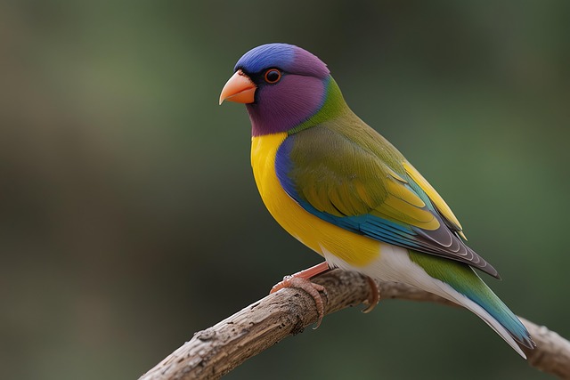 Free Ai Generated Gouldian Finch illustration and picture