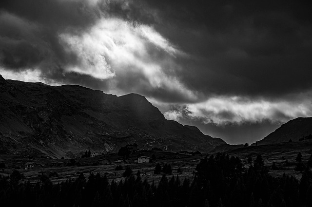 Berg, Landschaft, Berge, Winter