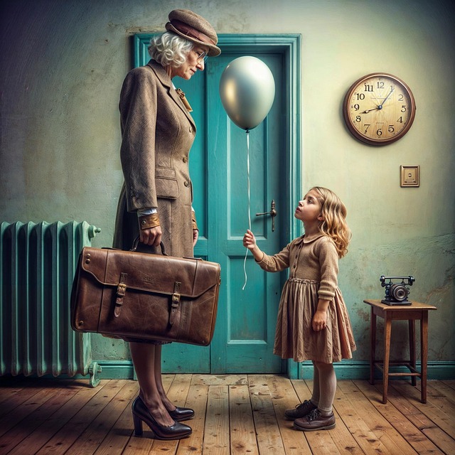 Free ai generated woman child illustration