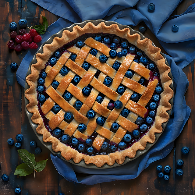 Free ai generated pie dessert illustration