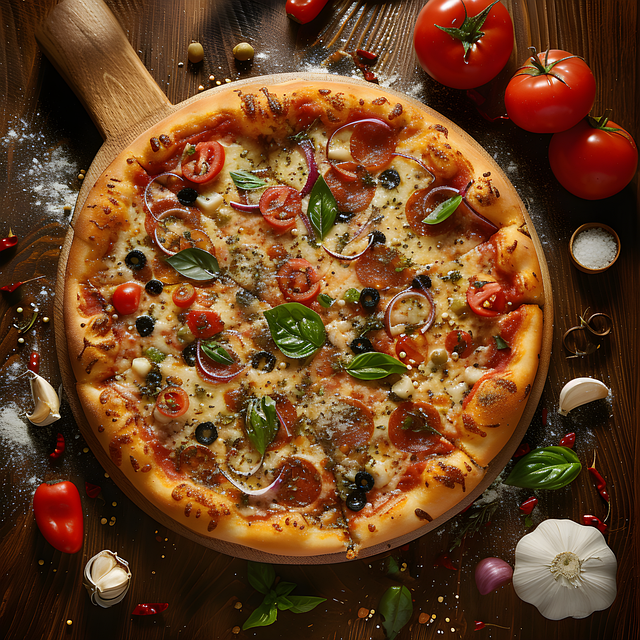 Ai Gerado, Pizza, Assar, Italiano