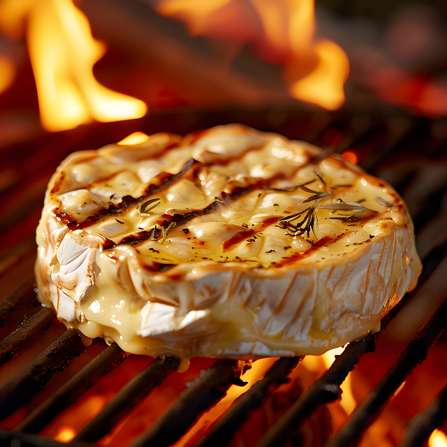 Free ai generated camembert cheese illustration