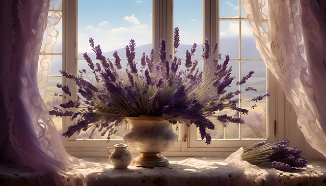 Free ai generated flowers nature illustration