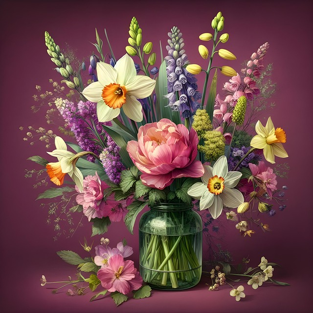 Download free HD stock image of Ai Generated Flowers Free ai generated flowers roses illustration