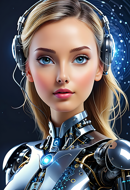 Free ai generated robot intelligence illustration