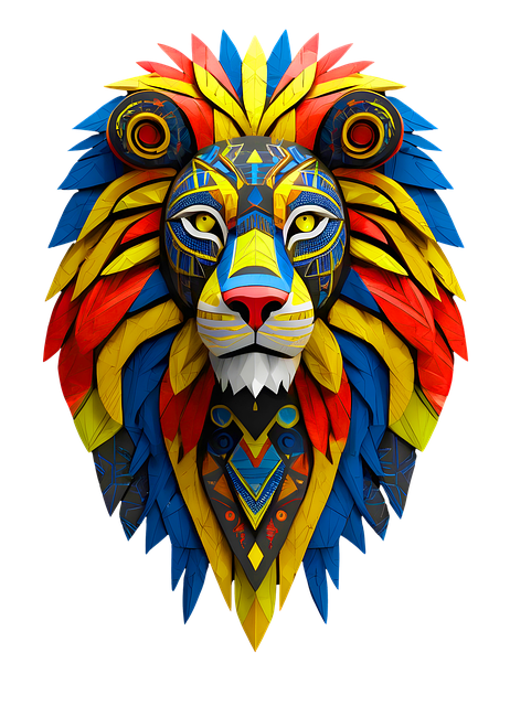 Free ai generated lion mane illustration