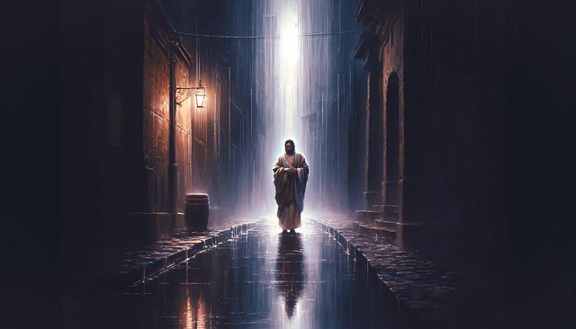 Free ai generated jesus savior illustration