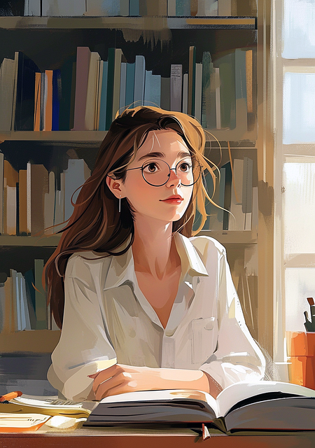 Download free HD stock image of Woman Secretary Free woman secretary books illustration