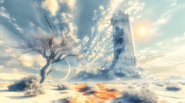 Free Ai Generated Tower illustration and picture