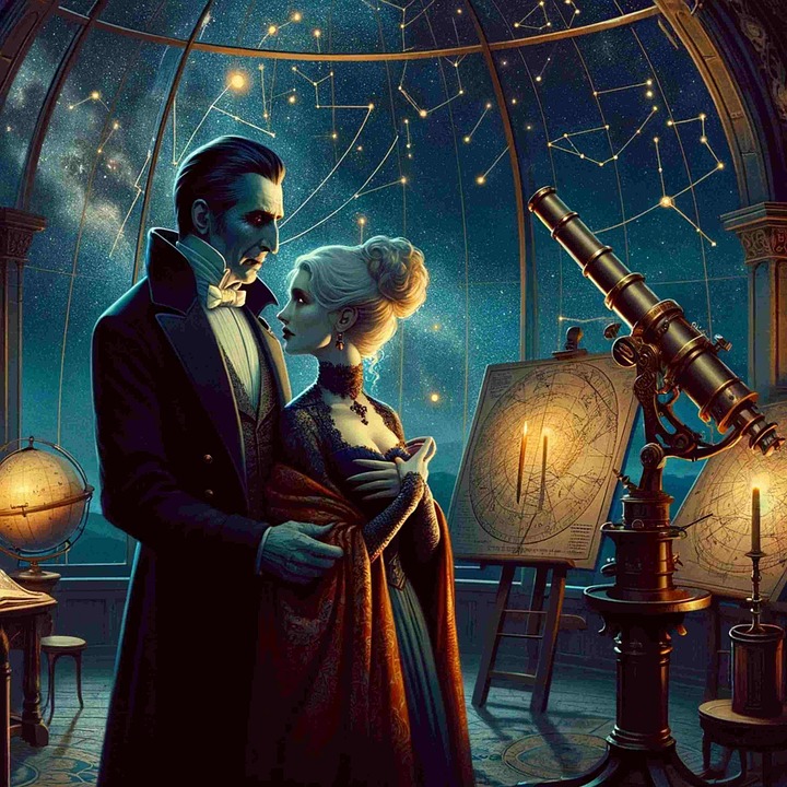 Download Ai Generated Dracula Vampire Royalty Free Stock