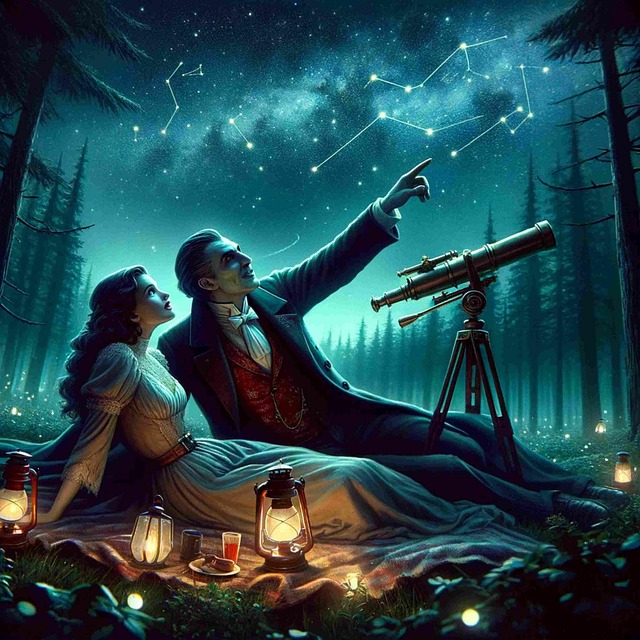 Free ai generated dracula nature illustration