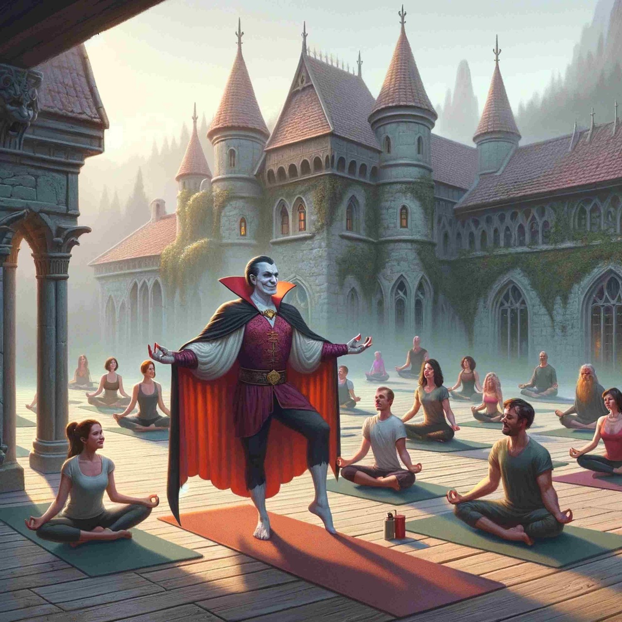 Download Ai Generated Dracula Count Royalty Free Stock Illustration