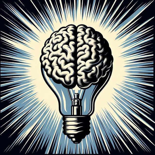 Free ai generated brain logo illustration