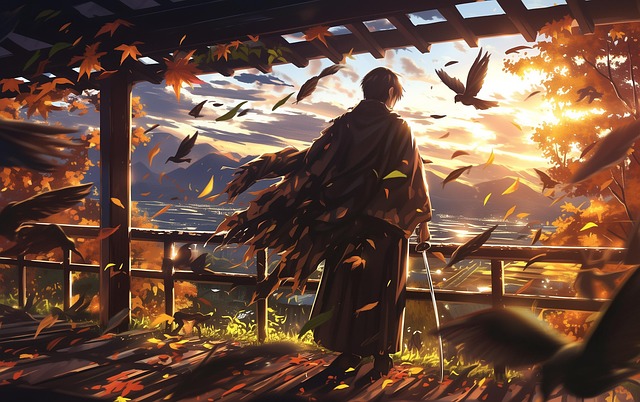 Download free HD stock image of Ai Generated Man Free ai generated man samurai illustration
