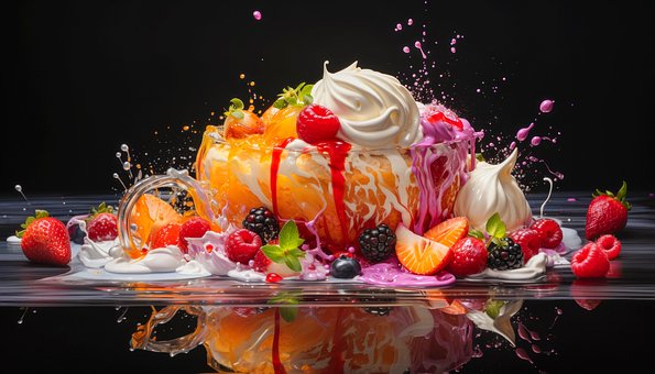 Free Ai Generated Ice Cream illustration and picture