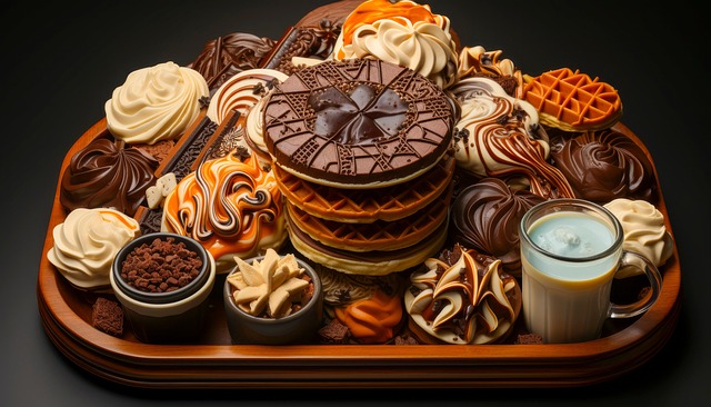Free ai generated cake sugar cake illustration