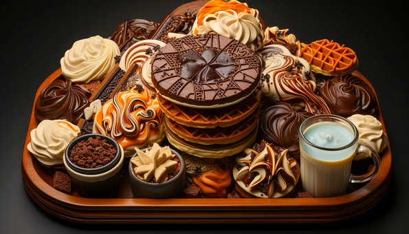 Free Ai Generated Cake illustration and picture