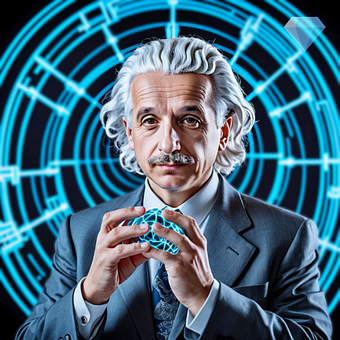 Free Ai Generated Einstein illustration and picture