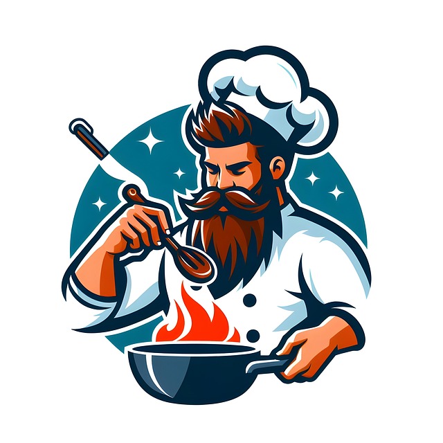 Free ai generated man cook illustration