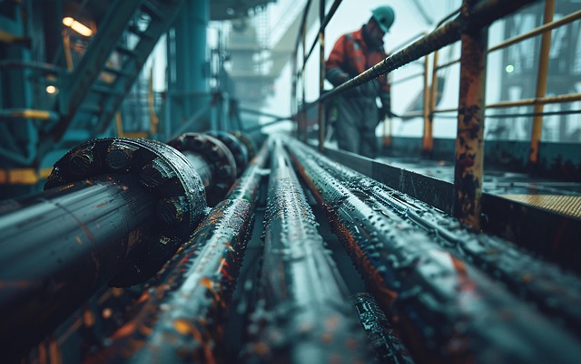 Free ai generated nature oil rig illustration