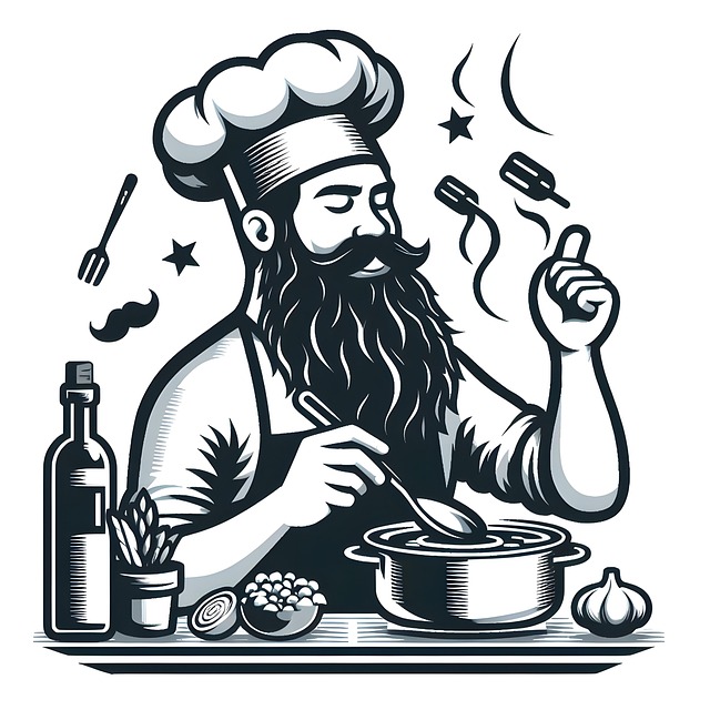 Free ai generated cook chef illustration