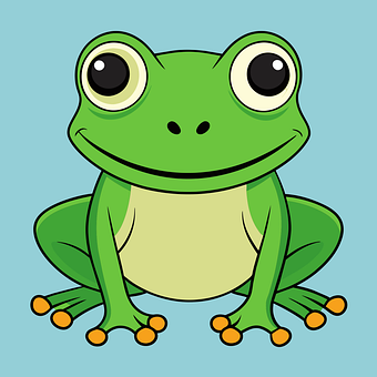 Ai Gerado, Rã, Feliz, Sorriso, Bonitinho