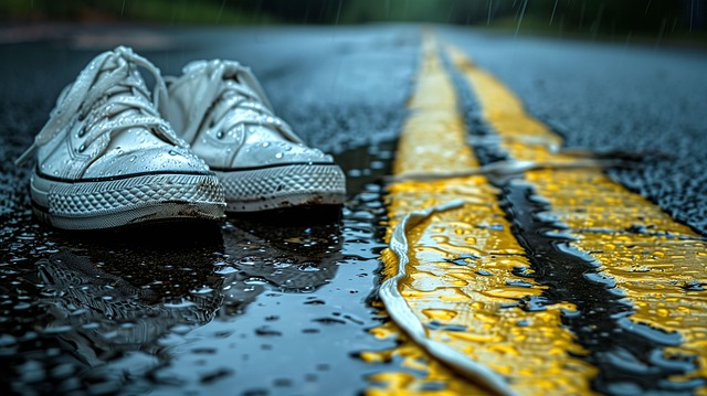Free ai generated shoes road illustration