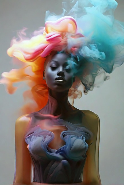 Free woman portrait beauty illustration