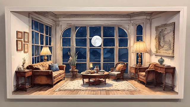 Free ai generated sofa table illustration
