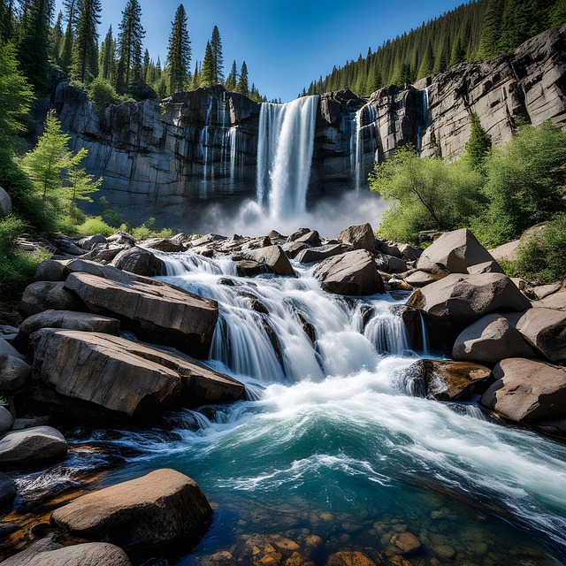 Free Ai Generated River illustration and picture