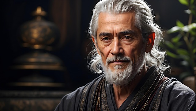 Free ai generated master zen illustration