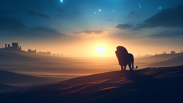 Download free HD stock image of Ai Generated Leo Free ai generated leo lion illustration