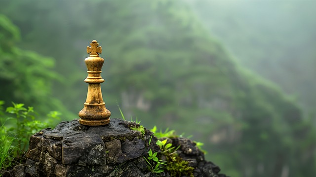 Free ai generated chess king ornament illustration