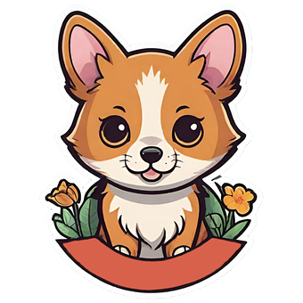 Free Ai Generated Dog illustration and picture