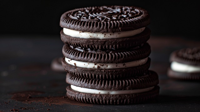 Free ai generated cookies oreos illustration