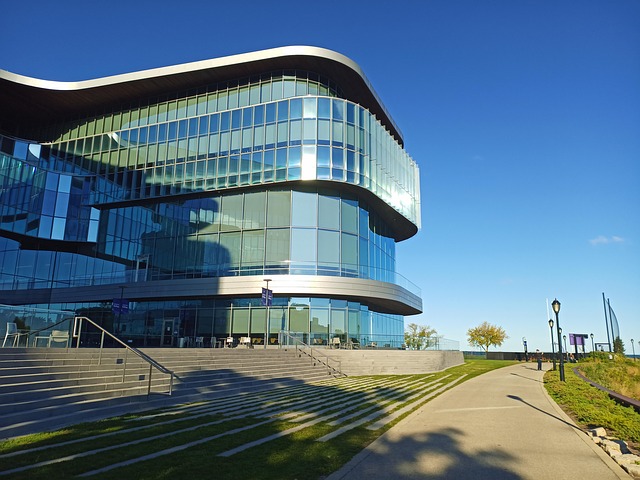 Free University Modern Building photo and picture