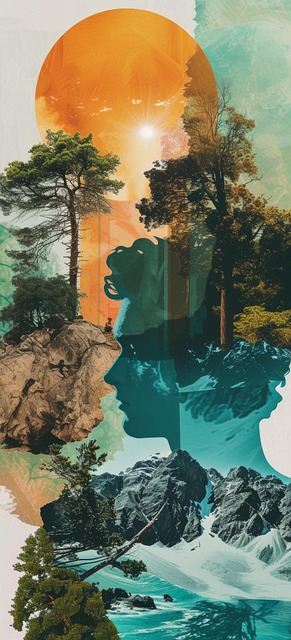 Free ai generated man nature illustration
