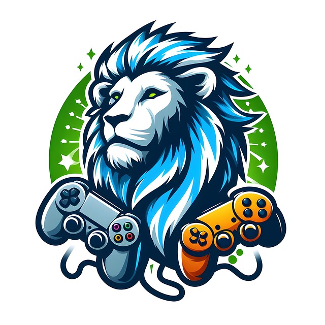 Free ai generated logo lion illustration