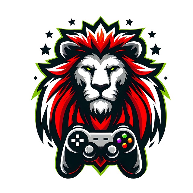 Free ai generated logo lion illustration