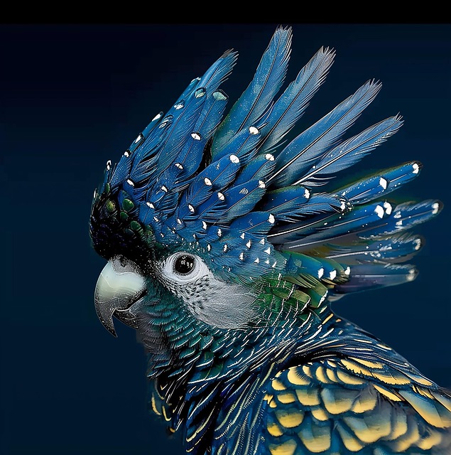 Download free HD stock image of Ai Generated Cockatoo Free ai generated cockatoo bird illustration