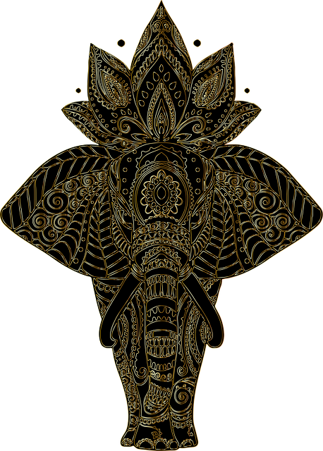 Free elephant animal pachyderm illustration