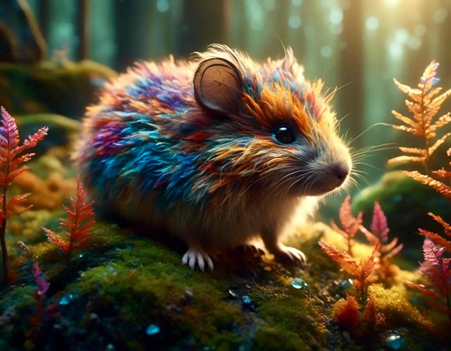 Free ai generated mouse nature illustration