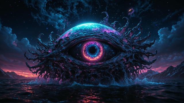 Free ai generated eye vision illustration